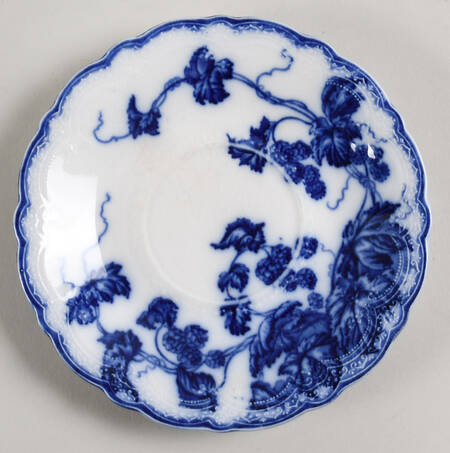 Kenworth (Flow Blue) Saucer