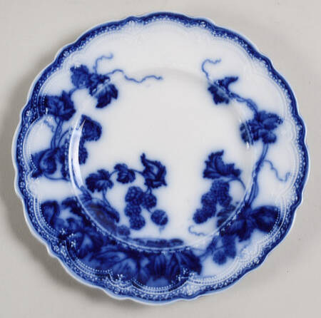 Kenworth (Flow Blue) Bread & Butter Plate