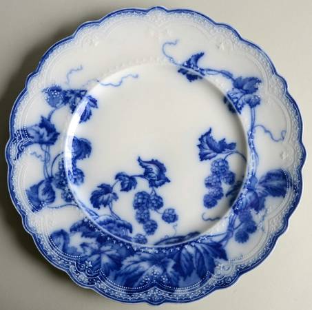 Kenworth (Flow Blue) Luncheon Plate
