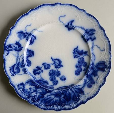 Kenworth (Flow Blue) Dessert/Pie Plate