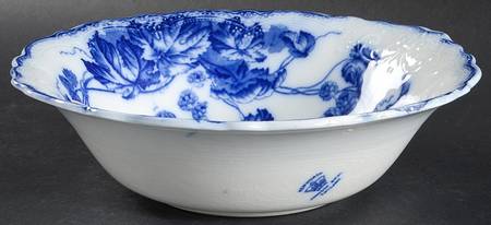 Kenworth (Flow Blue) 8" Round Vegetable Bowl