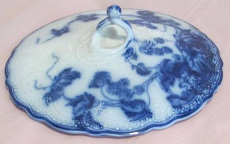 Kenworth (Flow Blue) Lid for Sugar Bowl