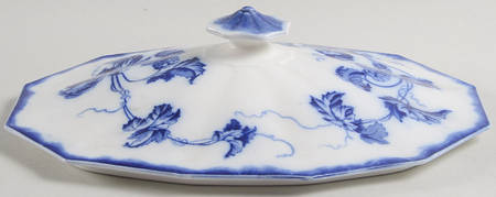 Kenworth (Flow Blue) Lid for Oval Vegetable