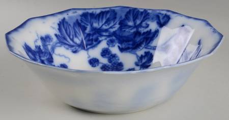 Kenworth (Flow Blue) 9" Round Vegetable Bowl
