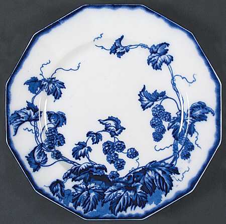 Kenworth (Flow Blue) Luncheon Plate