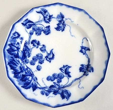 Kenworth (Flow Blue) Dessert/Pie Plate