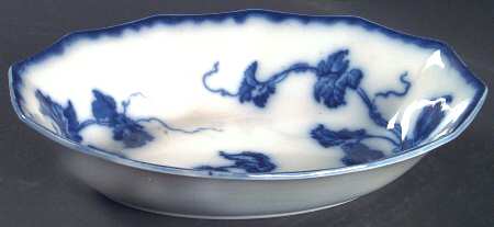 Kenworth (Flow Blue) 9" Oval Vegetable Bowl