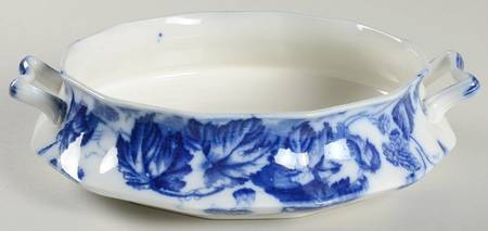 Kenworth (Flow Blue) Round Vegetable No Lid