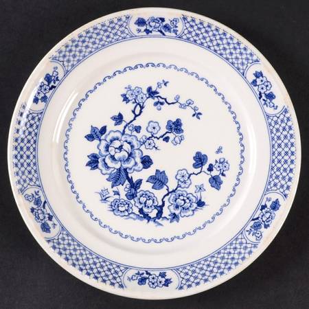 Kyoto Blue and White Bread & Butter Plate