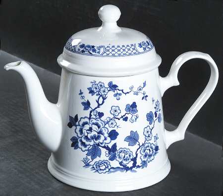 Kyoto Blue and White Teapot & Lid