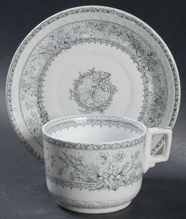 Lace (Older) Flat Cup & Saucer Set
