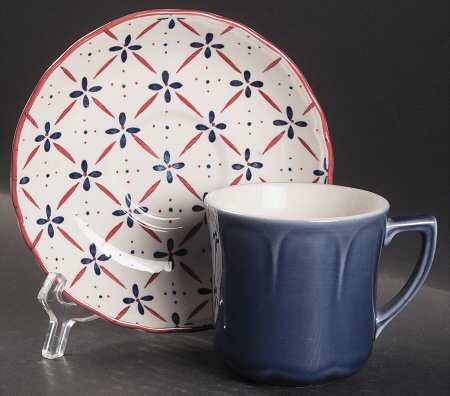 La Rochelle Flat Cup & Saucer Set