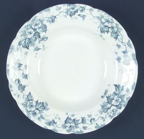 Leighton Blue Rim Soup Bowl
