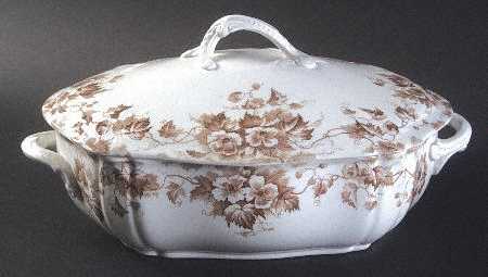Leighton Brown Rectangular Covered Vegetable