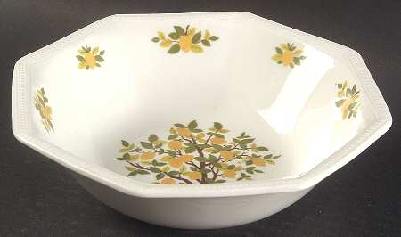Lemon Tree (Heritage, Octagonal) Coupe Cereal Bowl