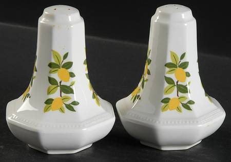 Lemon Tree (Heritage, Octagonal) Salt & Pepper Set