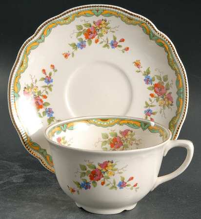 Lichfield Flat Cup & Saucer Set