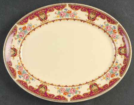 Lindsey 12" Oval Serving Platter