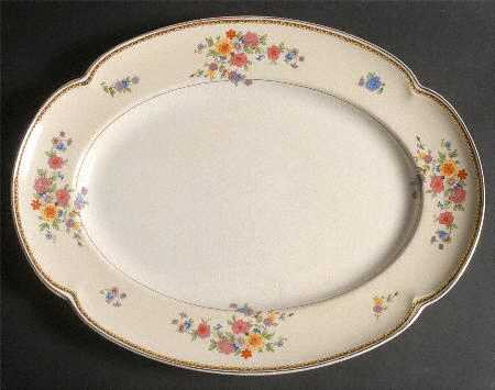The Lombardy 16" Oval Serving Platter