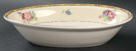 Lorraine 9" Oval Vegetable Bowl