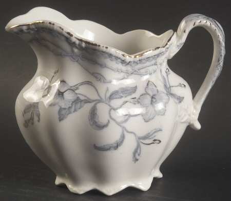 The Lothair (Blue, Gold Accents) Creamer