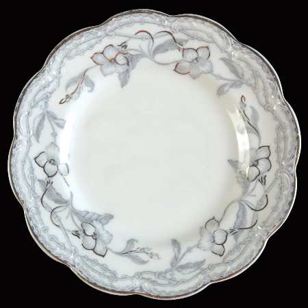 The Lothair (Blue, Gold Accents) Bread & Butter Plate