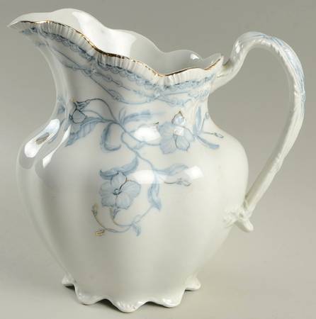 The Lothair (Blue, Gold Accents) 76 Oz Pitcher