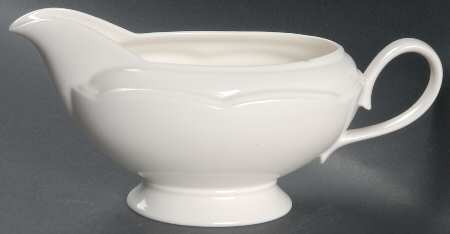 London White Gravy Boat