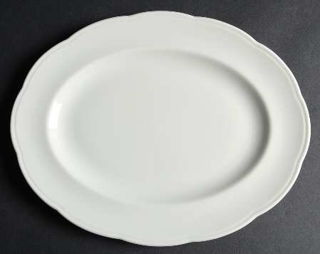 London White 13" Oval Serving Platter