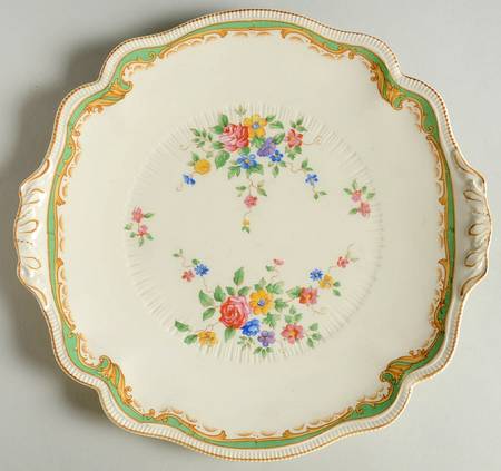 The Lucerne Handled Cake Plate