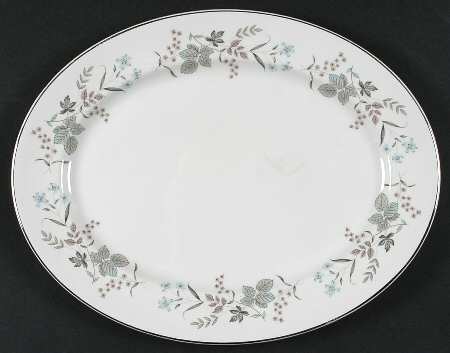 Lynton (Older, Snowhite) 12" Oval Serving Platter