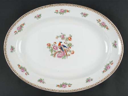 The Madras 16" Oval Serving Platter