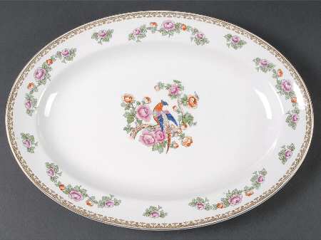 The Madras 14" Oval Serving Platter