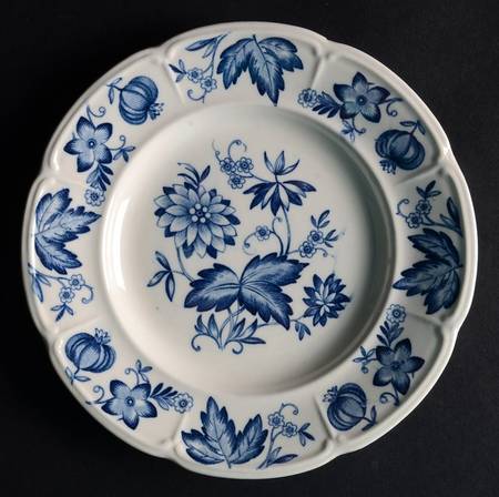 Malvern Blue Bread & Butter Plate