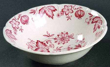 Malvern Red 8" Round Vegetable Bowl