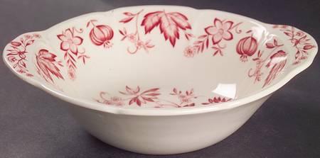 Malvern Red Lugged Cereal Bowl