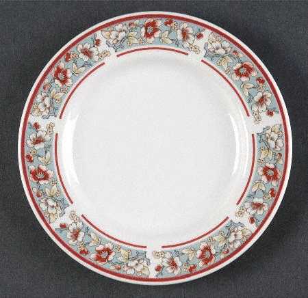 Malvern (Blue Rim) Bread & Butter Plate