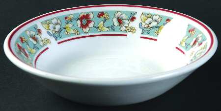 Malvern (Blue Rim) Fruit/Dessert (Sauce) Bowl