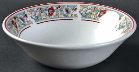 Malvern (Blue Rim) Coupe Cereal Bowl