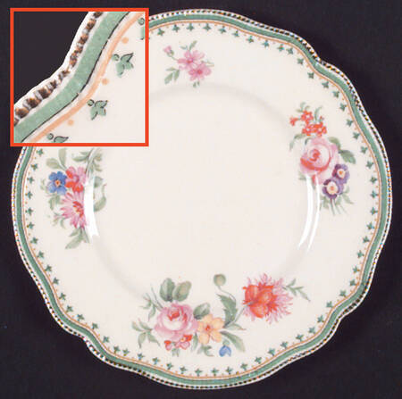 Malvern (Old Staffordshire) Bread & Butter Plate