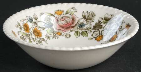 Margaret Rose Brown Multi Coupe Cereal Bowl