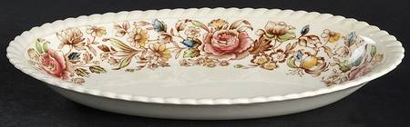 Margaret Rose Brown Multi Relish/Gravy Underplate