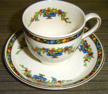 Marjorie Flat Demitasse Cup & Saucer Set