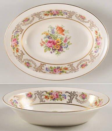 Marlborough 9" Oval Vegetable Bowl
