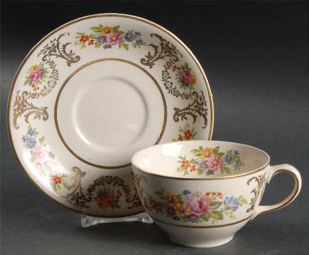 Marlborough Flat Cup & Saucer Set
