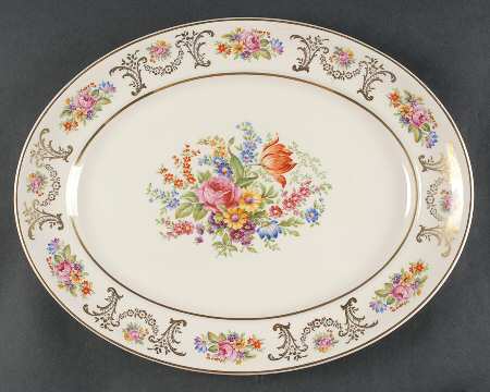 Marlborough 14" Oval Serving Platter