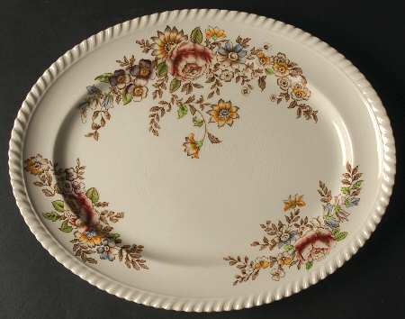 The Marquis (Windsor Ware) 12" Oval Serving Platter