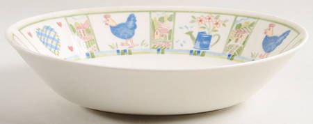 Meadow Brook 9" Oval Vegetable Bowl