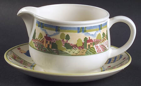 Meadow Brook Gravy Boat & Underplate/Relish