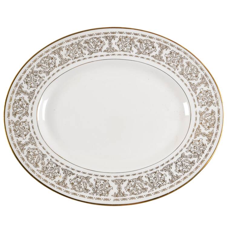 Medici Gold 13" Oval Serving Platter